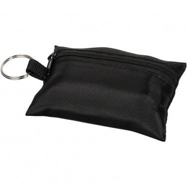 Logotrade Firmengeschenke das Foto: Valdemar 16-teilige Erste-Hilfe-Tasche mit Schlüsselanhänger