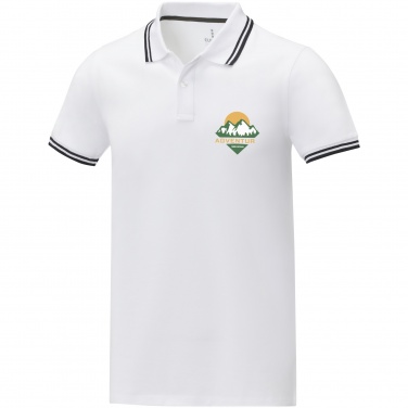 Logotrade Logogeschenke das Foto: Amarago Polo mit abgesetztem Rand für Herren
