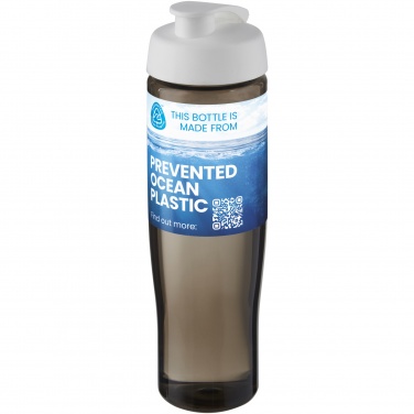 Logotrade Firmengeschenke das Foto: H2O Active® Eco Tempo 700 ml Sportflasche mit Klappdeckel