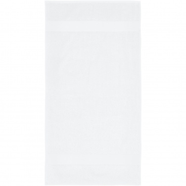 Logotrade Werbeartikel das Foto: Charlotte 450 g/m² Baumwollhandtuch 50 x 100 cm