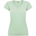Victoria T-Shirt mit V-Ausschnitt für Damen, Nebelgrün
