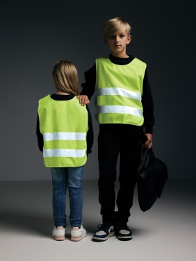 Logotrade Logogeschenke das Foto: Sicherheitsweste aus GRS recyceltem PET 3-6 Jahre