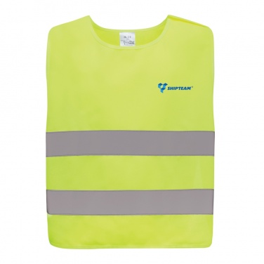 Logotrade Logogeschenke das Foto: Sicherheitsweste aus GRS recyceltem PET 7-12 Jahre