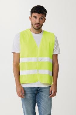 Logotrade Firmengeschenke das Foto: Sicherheitsweste aus GRS recyceltem PET