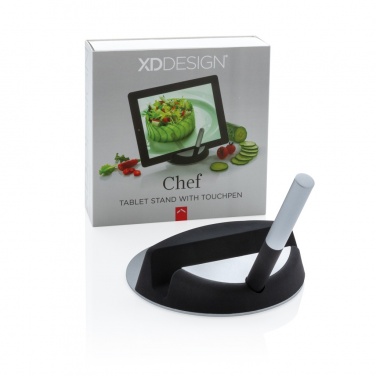 Logotrade Geschäftsgeschenke das Foto: Chef Tabletständer mit Touchpen