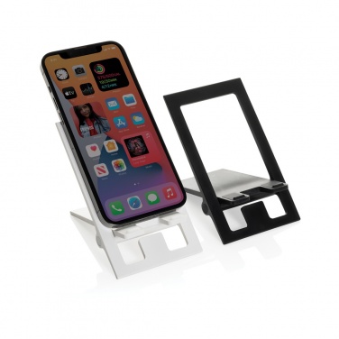 Logotrade Werbegeschenke das Foto: SnapStand faltbarer Telefonständer aus RCS recyceltem ABS