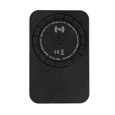 Logotrade Werbeartikel das Foto: Magnetische 5.000 mAh Wireless Powerbank