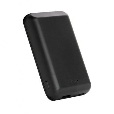 Logotrade Werbeartikel das Foto: Magnetische 5.000 mAh Wireless Powerbank