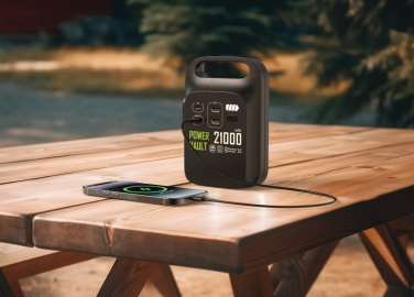 Logotrade Geschäftsgeschenke das Foto: Power Vault 21.000mAh tragbare Powerstation aus RCS rPlastik