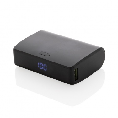 Logotrade Werbeartikel das Foto: FlashCharge 10.000mAh Fast-Charge Powerbank aus RCS rPlastik