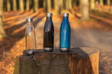 Logotrade Geschäftsgeschenke das Foto: Auslaufsichere Trinkflasche mit Stainless-Steel-Deckel