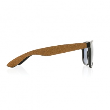 Logotrade Geschäftsgeschenke das Foto: Sonnenbrille aus GRS recyceltem PC-Kunststoff mit Kork