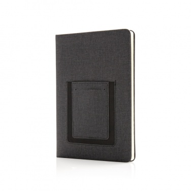 Logotrade Werbegeschenke das Foto: Deluxe A5 Notizbuch mit Telefontasche