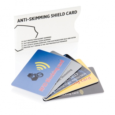 Logotrade Firmengeschenke das Foto: RFID Anti-Skimming-Karte mit aktivem Störchip