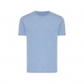 Iqoniq Brett T-Shirt aus recycelter Baumwolle, hell meliert blau