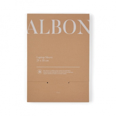 Logotrade Werbeartikel das Foto: VINGA Albon 15" Laptop-Seeve aus GRS recyceltem Filz