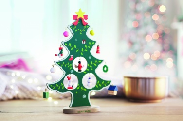 Logotrade Firmengeschenke das Foto: Weihnachtsbaum aus Holz