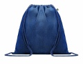 Denim Beutel mit Kordelzug, Blau