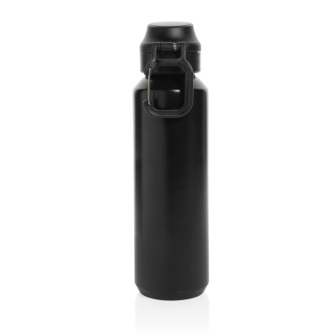 Logotrade werbemittel das Foto: Via RCS Re-Steel Sportflasche mit Verschluss, 600ml