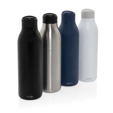 Logotrade Firmengeschenke das Foto: Avira Alok 600ml Wasserflasche aus RCS rec. 360 Stahl