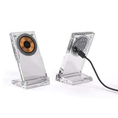 Logotrade Logogeschenke das Foto: Magcharge 15W magnetische Wireless-Charging-Stand