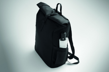 Logotrade Werbegeschenke das Foto: Rolltop-Rucksack 600D RPET