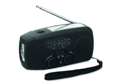 Logotrade werbemittel das Foto: AM/FM Radio SOS mit Taschenlampe