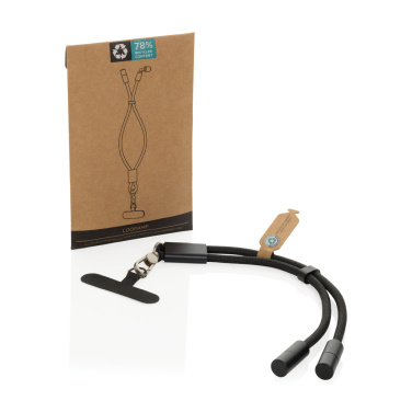 Logotrade werbemittel das Foto: LoopAmp 60W Handgelenksband für Smartphones aus RCS rPET
