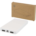 Intan 10 W 10.000 mAh Powerbank aus recyceltem Kunststoff, Weiß