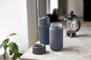 Logotrade werbemittel das Foto: Black+Blum Glas-Reisebecher 340ml