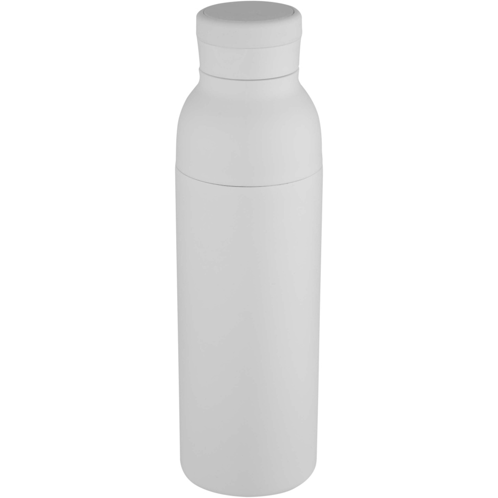 Logotrade Werbegeschenke das Foto: Illuminate 650 ml RCS doppelwandige Isolierflasche aus recyceltem Edelstahl