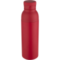 Illuminate 650 ml RCS doppelwandige Isolierflasche aus recyceltem Edelstahl, Rot