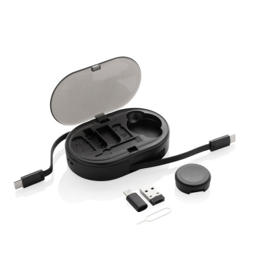 Logotrade Logogeschenke das Foto: Chargevix Multifunktionales 60W-Lade-Set aus RCS rPlastic