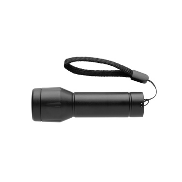 Logotrade Firmengeschenke das Foto: Flara USB-aufladbare Taschenlampe aus RCS recyceltem ABS