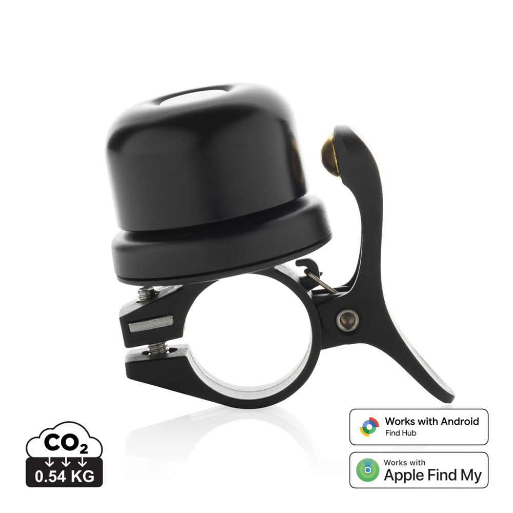 Logotrade Werbegeschenke das Foto: Bikefinder Dual RCS Fahrradklingel mit weltweiter Ortung