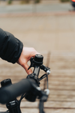 Logotrade Firmengeschenke das Foto: Bikefinder Dual RCS Fahrradklingel mit weltweiter Ortung