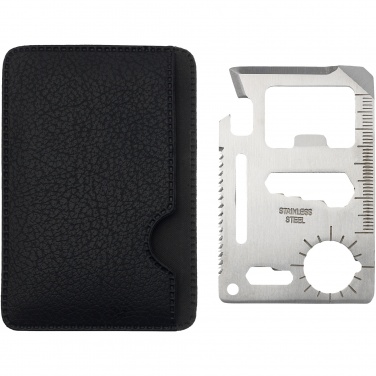 Logo trade promotional gifts image of: Saki 15-function pocket tool card