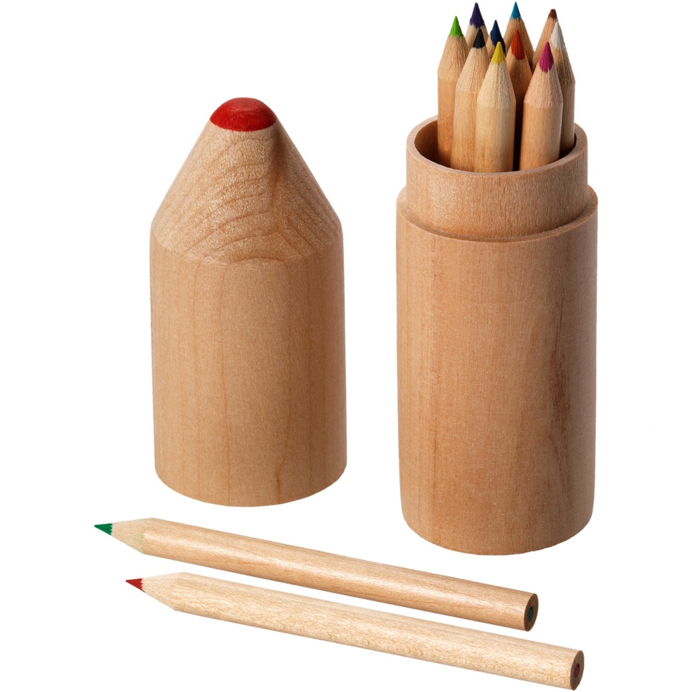 Logotrade corporate gift picture of: Bossy 12-piece coloured pencil set