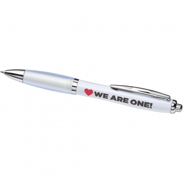 Logotrade business gift image of: Nash ballpoint pen with coloured barrel and grip