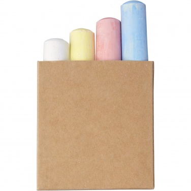 Logo trade business gift photo of: Screech 4-piece chalk set