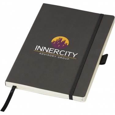 Logo trade promotional merchandise photo of: Revello A5 soft cover notebook