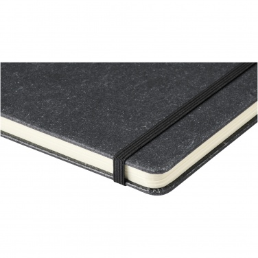Logotrade promotional product picture of: Atlana leather pieces notebook