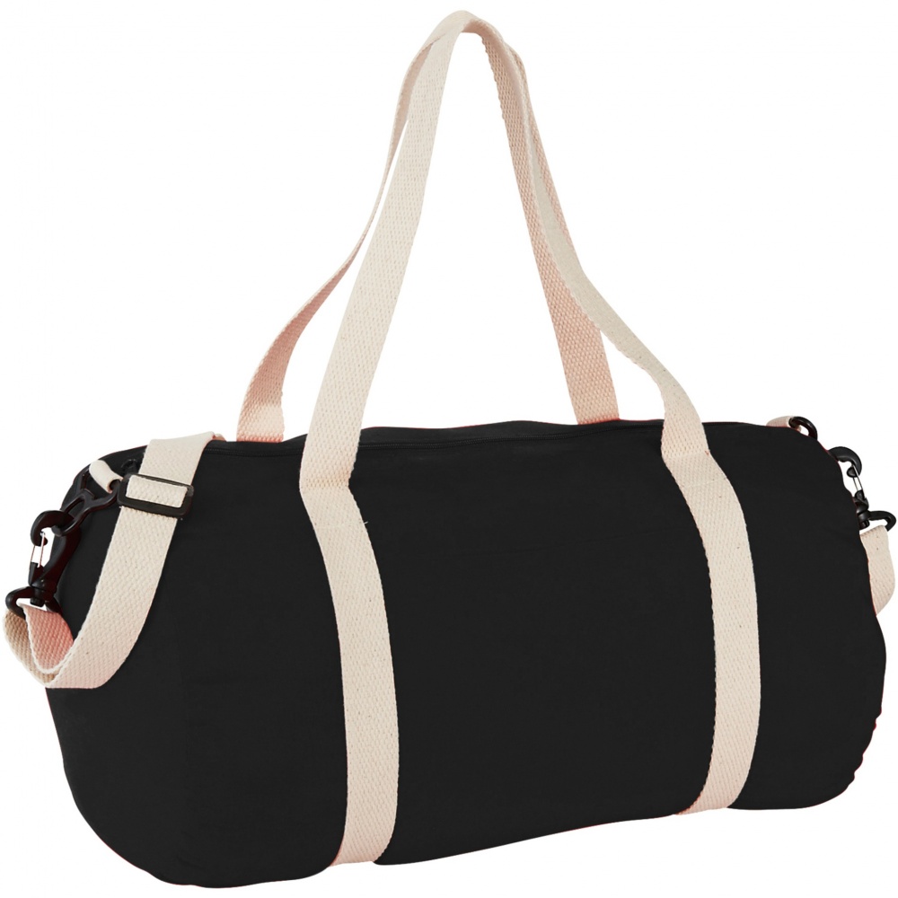 Logo trade promotional item photo of: Cochichuate cotton barrel duffel bag 25L