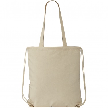 Logo trade promotional gifts image of: Eliza 240 g/m² cotton drawstring bag 6L