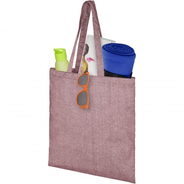 Logo trade promotional item photo of: Pheebs 150 g/m² recycled tote bag 7L