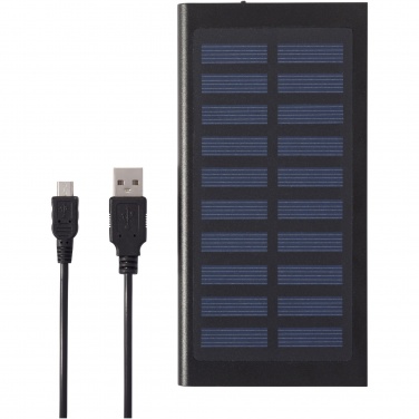 Logo trade corporate gifts image of: Stellar 8000 mAh solar power bank