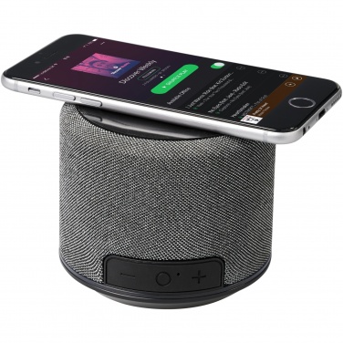 Logotrade promotional item picture of: Fiber 3W wireless charging Bluetooth® speaker