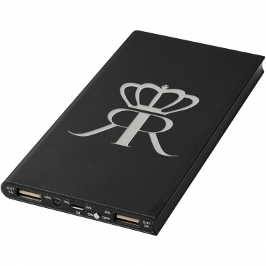 Logo trade promotional items picture of: Plate 8000 mAh aluminium power bank