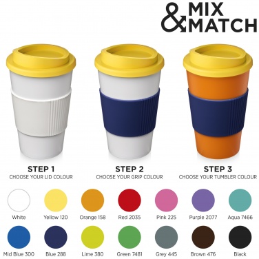 Logotrade promotional giveaway picture of: Americano® 350 ml insulated tumbler with grip