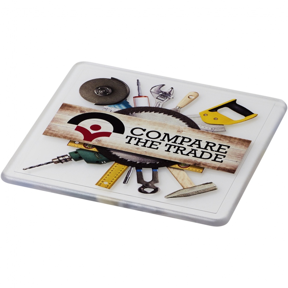 Logotrade promotional items photo of: Renzo square plastic coaster